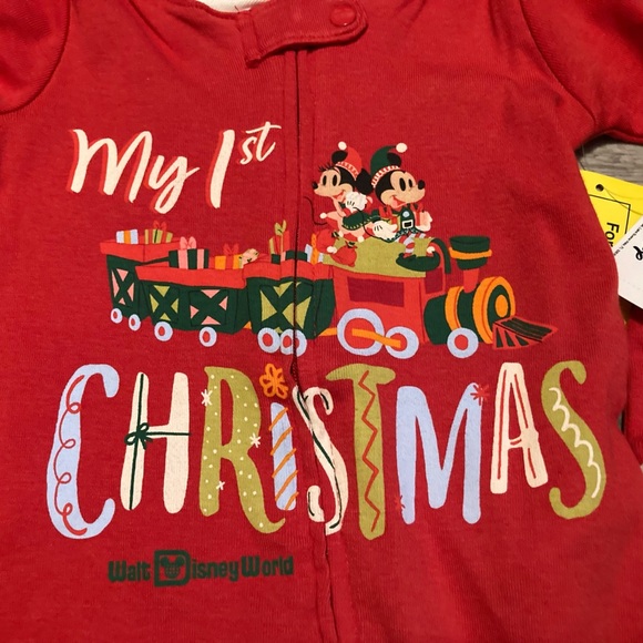Disney Baby My First Christmas Onesie - Picture 2 of 6